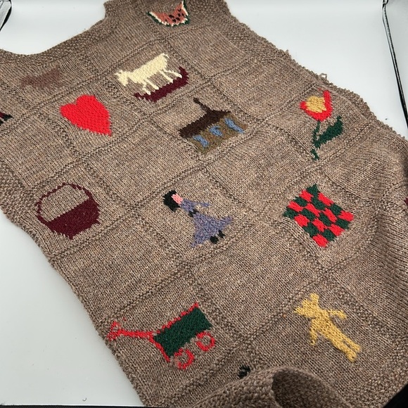 Vintage Ralph Lauren Wool Vest Handmade in England 1982 Rare - Picture 16 of 16